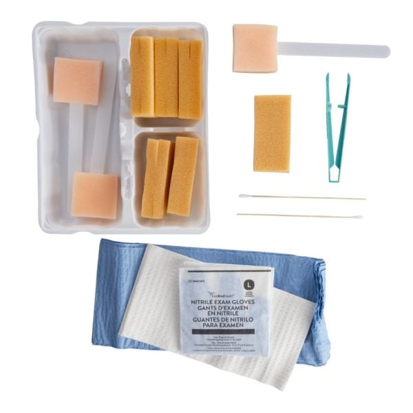 Dry Skin Prep Tray Basic Pack Sterile - Image 2