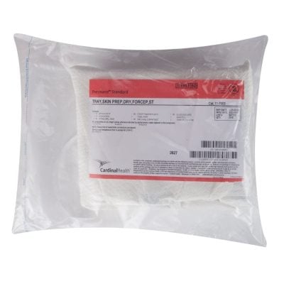 Sterile Skin Prep Tray - Basic Pack - 20 per Case