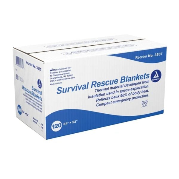 Emergency Survival Rescue Blanket, 84" X 52"