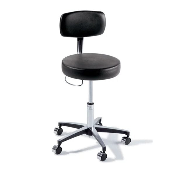 Air Lift Stool with Backrest