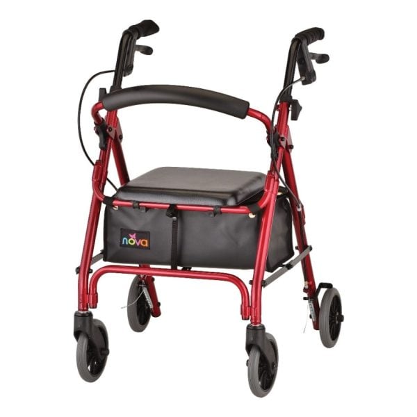 GetGO Petite Rolling Walker Red