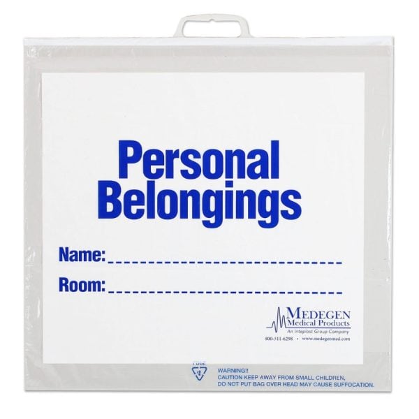 Patient Belongings Bags