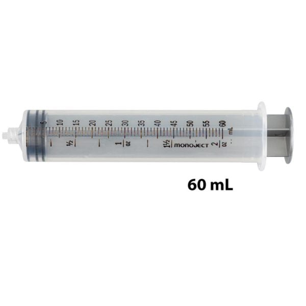 Syringe 60mL Luer Lock Tip