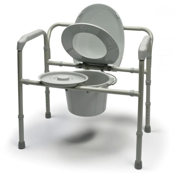 Bariatric Steel Folding Commode