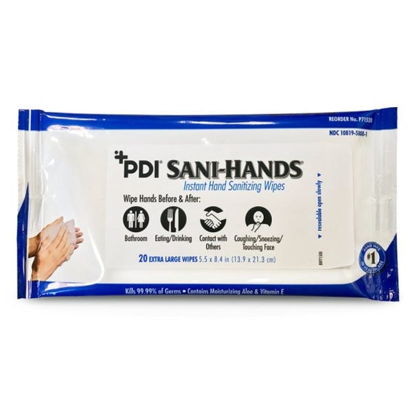 Sani-Hands Instant Hand Sanitizing Wipes