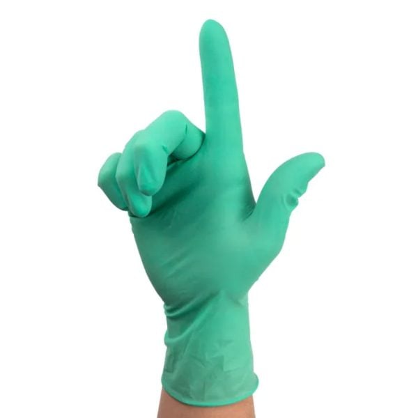 Aloetex Latex Exam Gloves with Aloe - Image 2