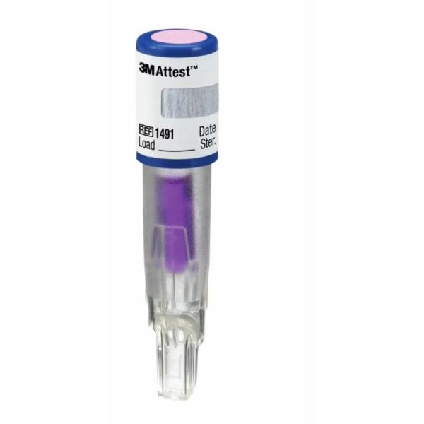 Attest™ Super Rapid Steam Biological Indicator, Blue Cap