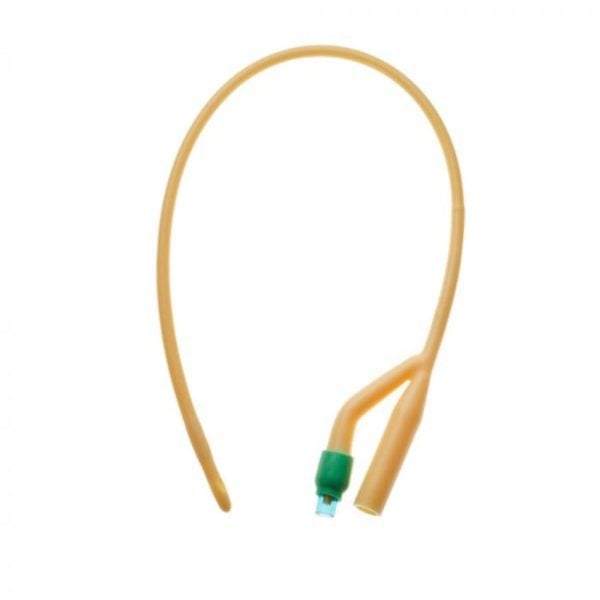 2-Way Silicone Coated Latex Foley Catheters, 30cc, 16in