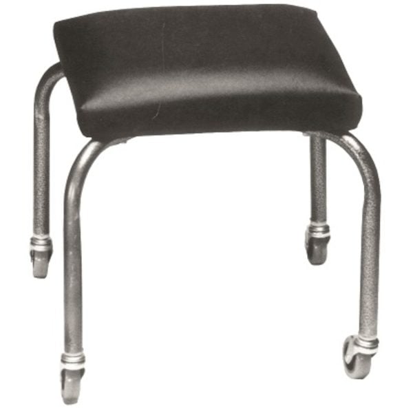 Mobile Stool With Square Top and Casters