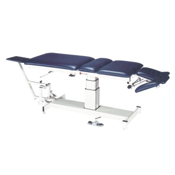 Six Section Top Single Pedestal Hi-Lo Treatment Table