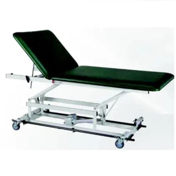 Two-Section Top Bar-Activated Adjustable Treatment Table