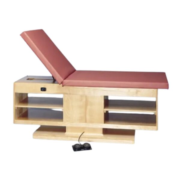 Professional Hi-Low Treatment Table with Shelves