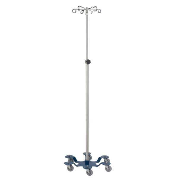 6 Leg Stainless Steel IV Stands