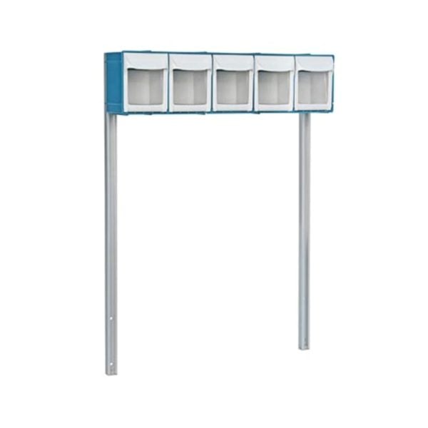 5-Bin Organizer with Accessory Bridge for Rescue and Whisper Medical Carts