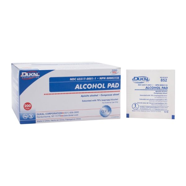 Non-Sterile Alcohol Pad Medium 2-Ply