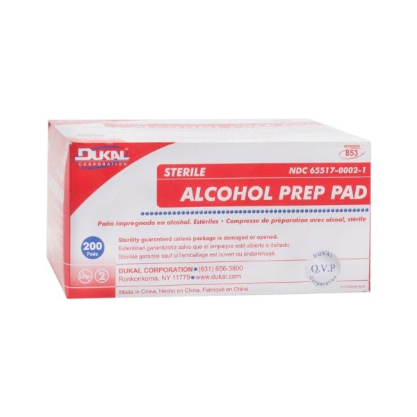 Sterile Alcohol Pad Medium 2-Ply