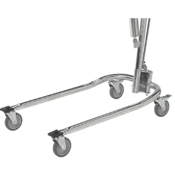 3in. Caster Set for Drive Hydraulic Deluxe Chrome-Plated Patient Lift