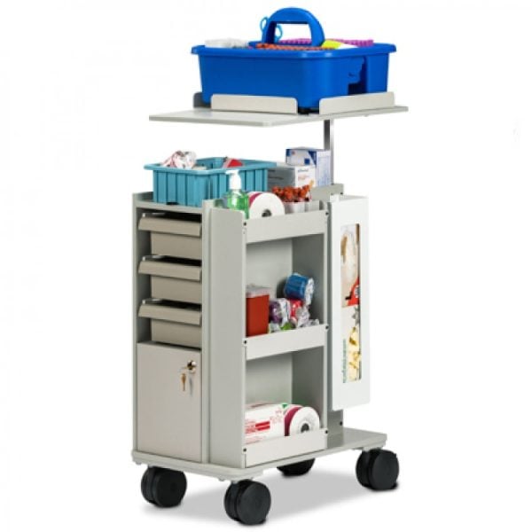 Slimline Store and Go Phlebotomy Cart