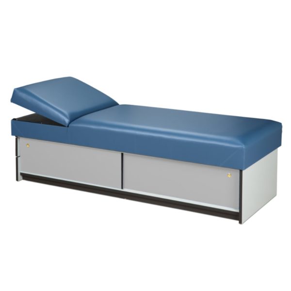 Couch with Sliding Doors with Adjustable Pillow Wedge Headrest