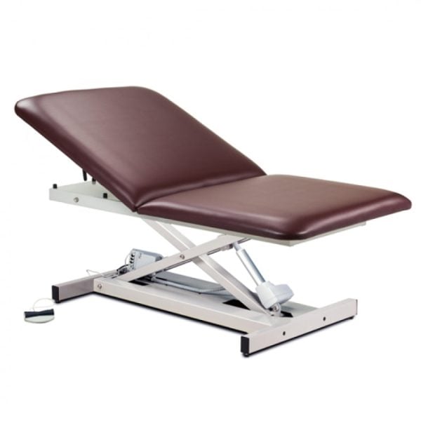 Power 600 Bariatric, Extra Wide, Open Base, Power Table with Adjustable Backrest