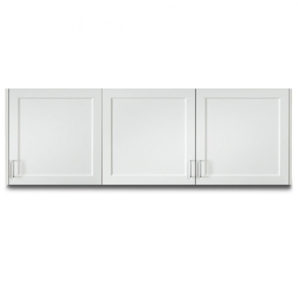 Fashion Finish 72" Wall Cabinet with 3 Doors