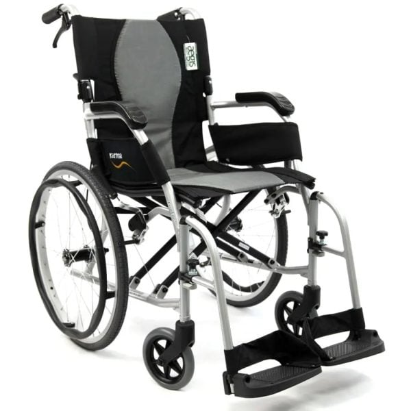 Ergo Flight 16" seat Ultra Lightweight Ergonomic Wheelchair with Quick Release Wheels