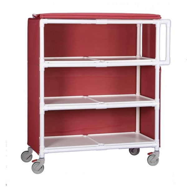 Standard Line Jumbo Linen Cart - Three Shelves