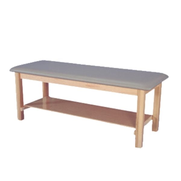 Maple Hardwood Treatment Table with Plain Shelf