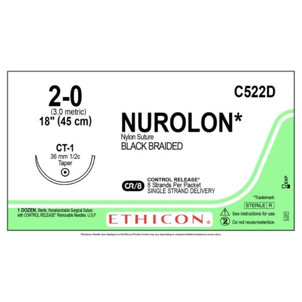 Nurolon Braided Nylon Sutures