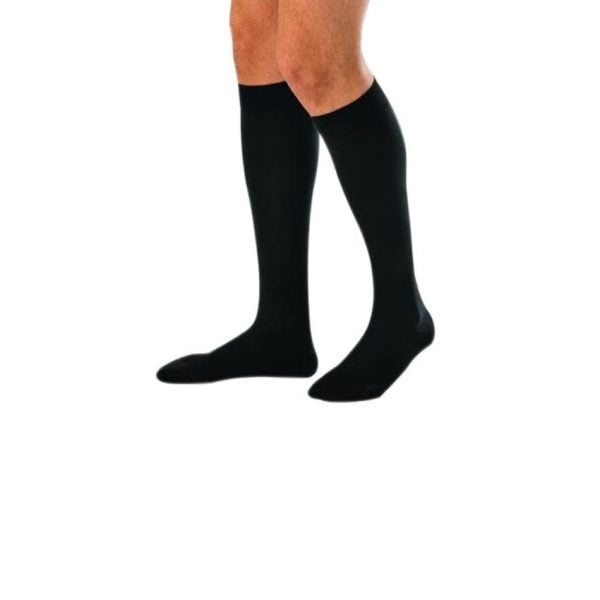 Closed-Toe Knee High-Stockings, 20 to 30 mmHg, Black