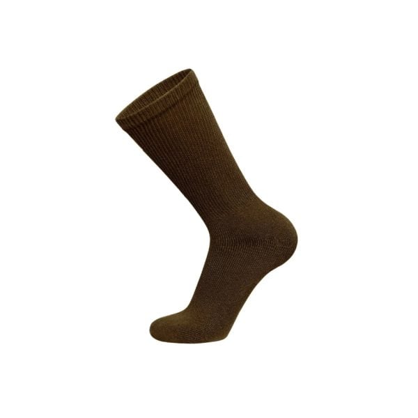 SensiFoot™ Diabetic Closed-Toe Crew Socks, 8-15 mmHg, Brown