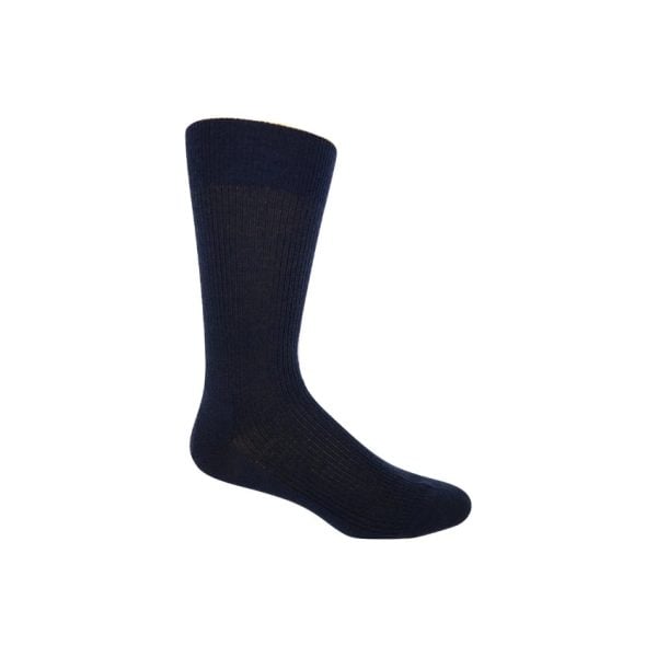 SensiFoot™ Diabetic Closed-Toe Crew Socks, 8-15 mmHg, Navy