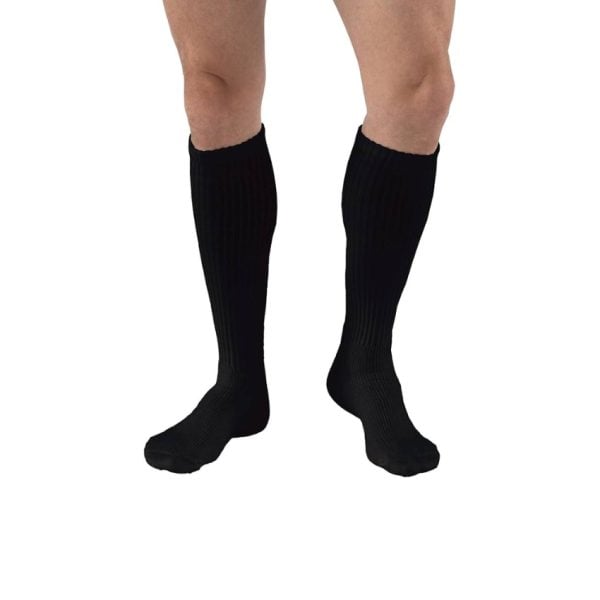 SensiFoot™ Diabetic Closed-Toe Knee High-Socks, 8-15 mmHg, Black