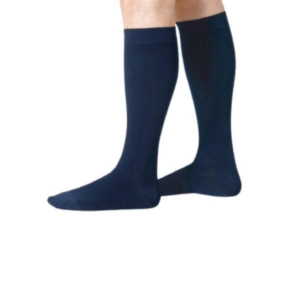 SensiFoot™ Diabetic Closed-Toe Knee High-Socks, 8-15 mmHg, Navy