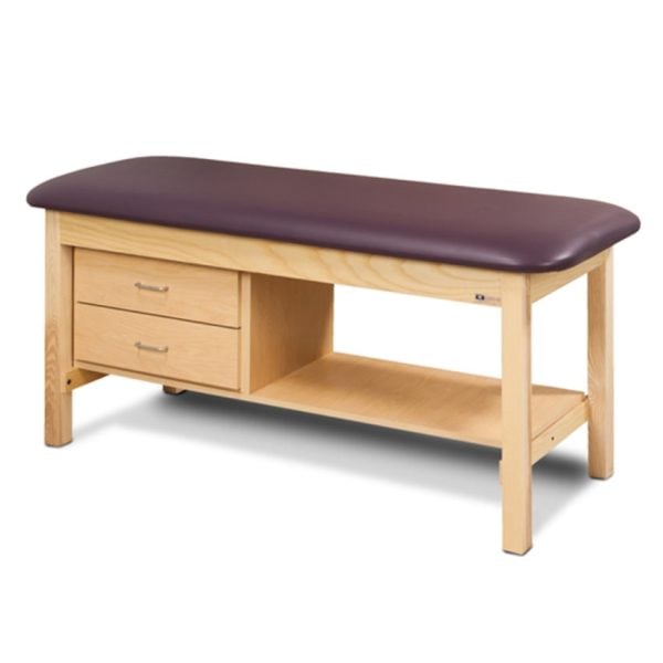 Flat Top, Classic Series, Treatment Table with Two Drawers