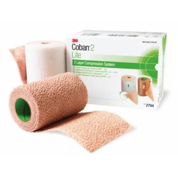 Coban 2 Lite Two-Layer Compression System with Stocking