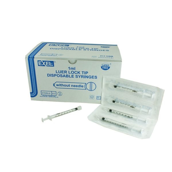 Exel TB Tuberculin 1cc Syringes with luer lock - Image 2