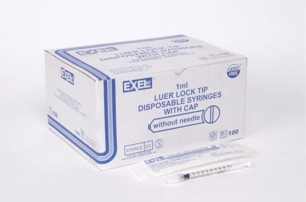 Exel TB Tuberculin 1cc Syringes with luer lock