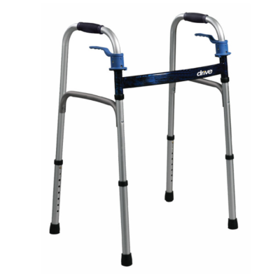 Trigger Release Folding Walker - Lightweight Aluminum - for Adults or Youth